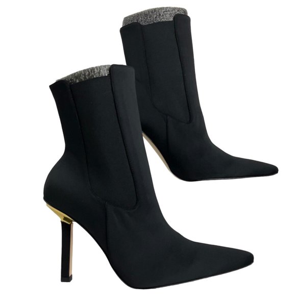 Good American Shoes Booties Womens Sz 6 Kickstand Neoprene Black 001 $319 Nwb - Picture 6 of 12